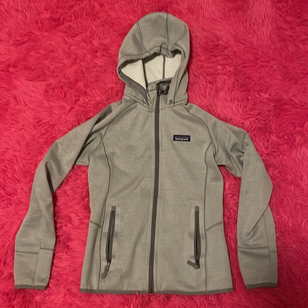 Light Grey PATAGONIA Hoodie zip up